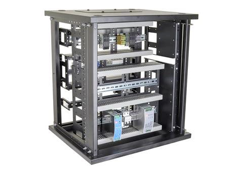 enclosure with din rail inside